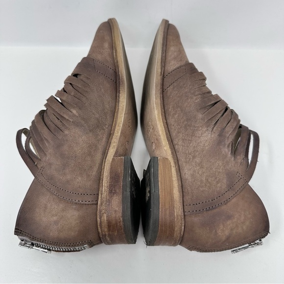 Free People Lost Valley Ankle Boot Brown Size EU 38 US 8 - Picture 4 of 10